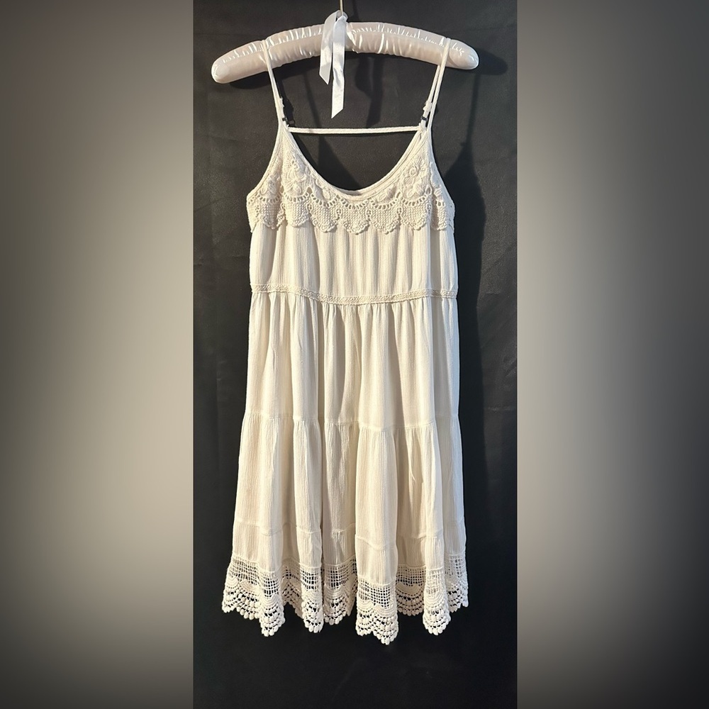 🔴$1SALE$ White boho dress